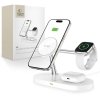 Stacja Ładująca 3w1 MagSafe do iPhone / Apple Watch / AirPods – Tech-Protect A12 – Biała